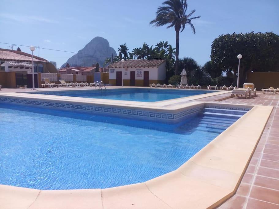Bungalow In Calpe - Swimming Pool And Tennis Court エクステリア 写真